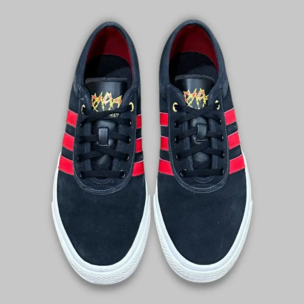 Adidas AC/DC Seeley Men’s Sneakers – Black/Red – Size 10